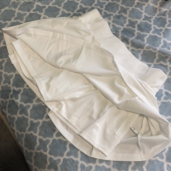 White golf or tennis shirt with shorts - Picture 2 of 2